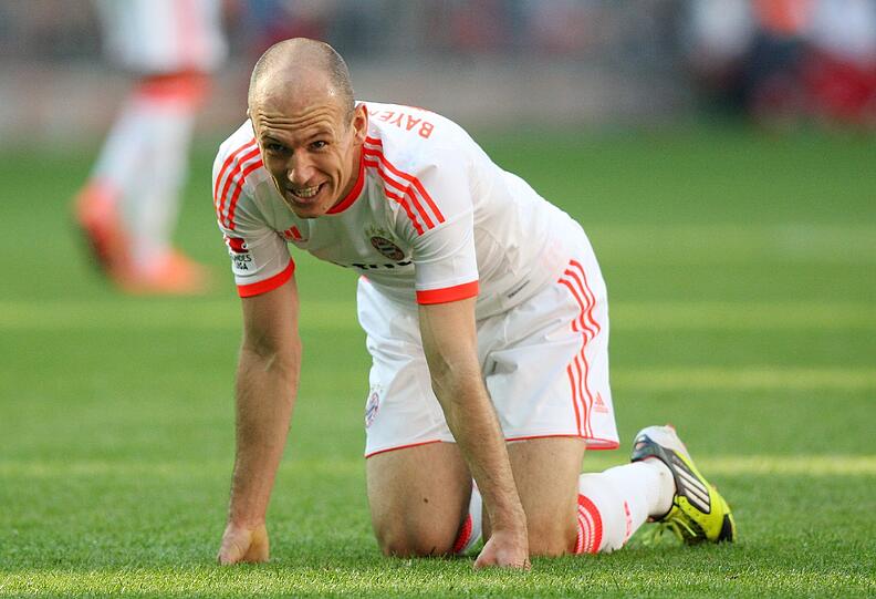 Arjen Robben: Soll innerhalb der Mannschaft so beliebt sein wie Fußpilz.