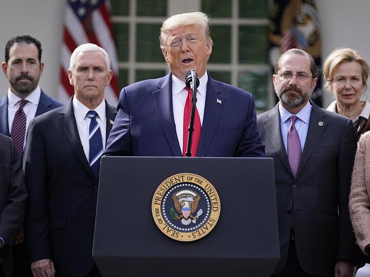 US-Präsident Donald Trump ruft einen nationalen Notstand aus.