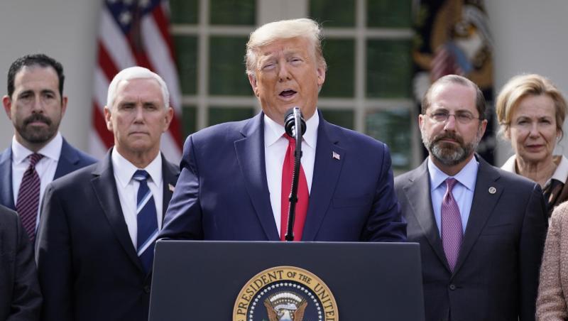 US-Präsident Donald Trump ruft einen nationalen Notstand aus. US-Präsident Donald Trump ruft einen nationalen Notstand aus.