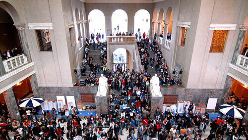 Begrüßung von Studienanfängern an der Münchner LMU Begrüßung von Studienanfängern an der Münchner LMU