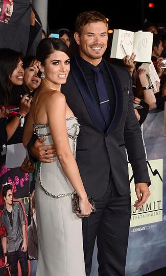 Nikki Reed (L) und Kellan Lutz