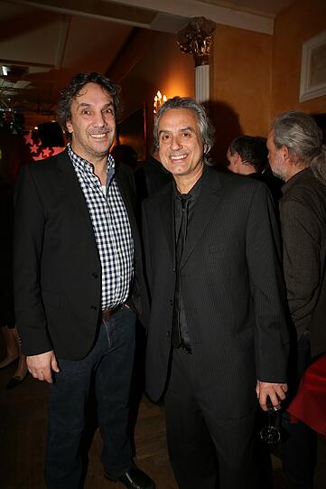 Christian Stückl, Intendant des Volkstheater mit Autor Friedrich Ani.