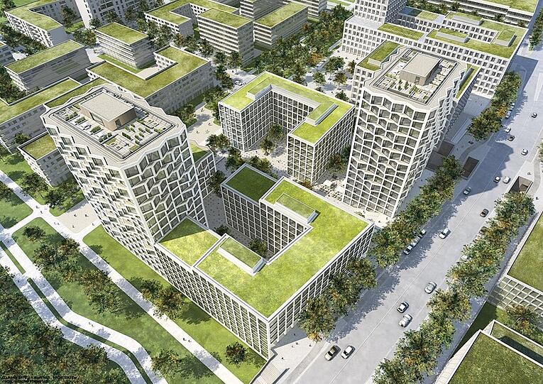 Das rund 7.500 Quadratmeter umfassende Bürogebäude an der Friedenheimer Brücke.