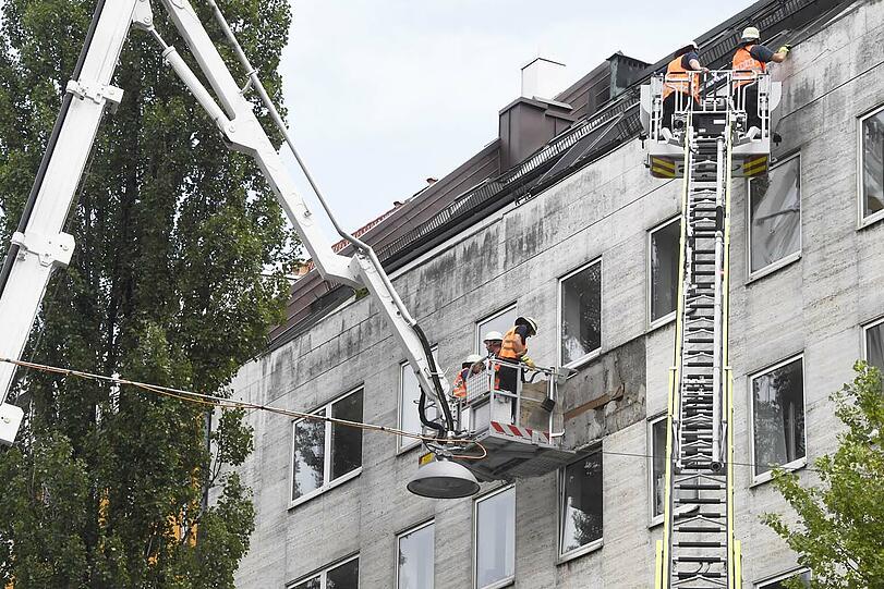 Großer Feuerwehr-Einsatz in der Lindwurmstraße