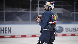 Trevor Parkes bei der Football-Challenge.