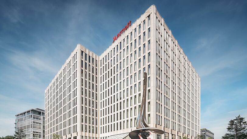 Das Berlin Marriott Hotel am Potsdamer Platz in Berlin-Mitte.