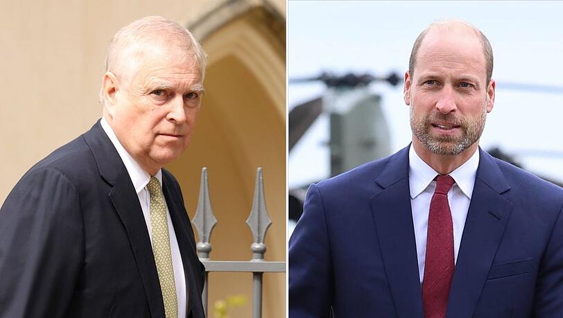 Prinz Andrew (li.) soll ausziehen, bevor William mit seiner Familie umzieht.