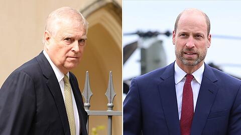 Prinz Andrew (li.) soll ausziehen, bevor William mit seiner Familie umzieht.