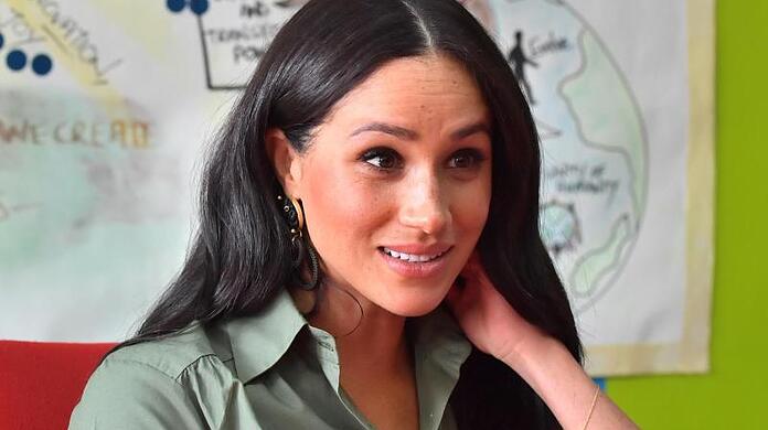 Herzogin Meghan 2019 bei einem Besuch der Organisation Action Aid in Johannesburg.