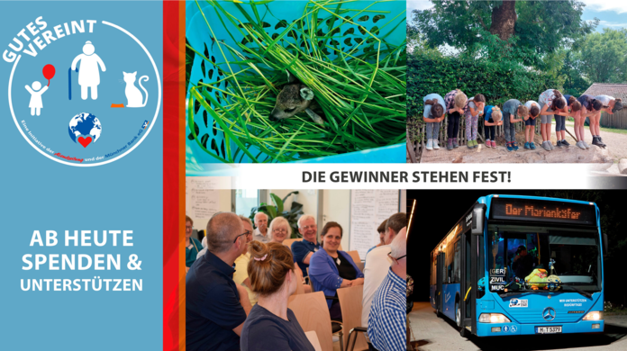 Das letzte Wort hatten Sie. In einem Online-Voting wurde entschieden, für welche Projekte wir Spenden sammeln sollen.