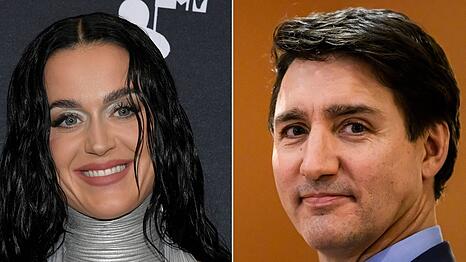 Zwischen Katy Perry und Justin Trudeau fliegen angeblich die Funken.