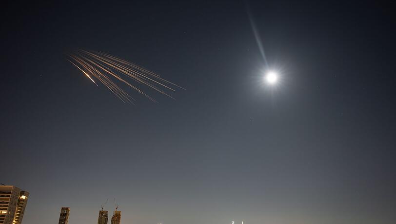 Israel wird vom Iran aus weiterhin mit Raketen beschossen.