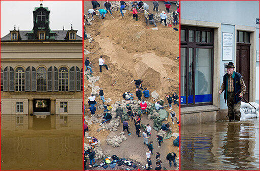 Die Hochwasser-Bilder aus Dresden zum Durchklicken