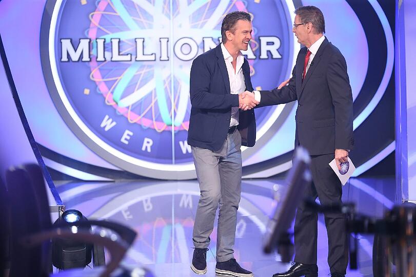 Engelke, Poldi, Lanz und Panzer erspielten insgesamt 875.000 Euro für den guten Zweck. Und brachten das Publikum oft zum Lachen. Die Bilder des "Wer wird Millionär?-Prominentenspecials