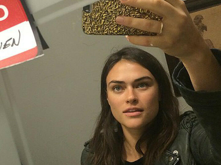 Ist weder dürr noch dick: Model Myla Dalbesio