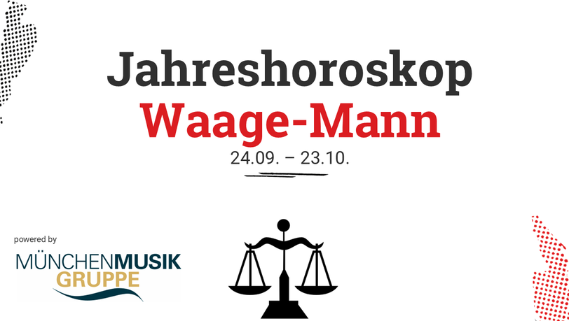 Das Jahreshoroskop 2026 für den Waage-Mann.