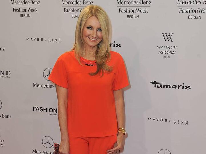 Frauke Ludowig bei der Berliner Fashion Week 2014
