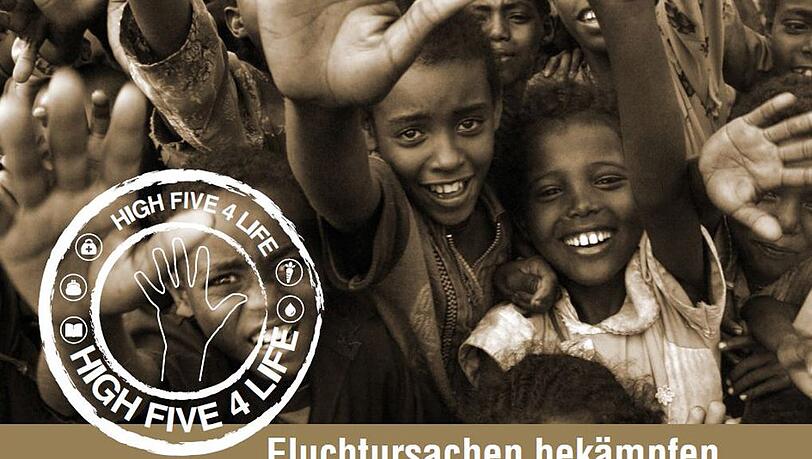 Frischer Wind mit der neuen, jungen Mitmach-Initiative „HIGH Five 4 Life“ der Stiftung
Menschen für Menschen - Karlheinz Böhms Äthiopienhilfe. Frischer Wind mit der neuen, jungen Mitmach-Initiative „HIGH Five 4 Life“ der Stiftung
Menschen für Menschen - Karlheinz Böhms Äthiopienhilfe.