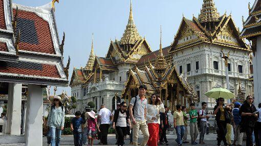 Der Königspalast ist eine der Attraktionen in Bangkok.