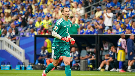 Manuel Neuer steht bei der WM 2026 als deutsche Nummer eins zwischen den Pfosten.