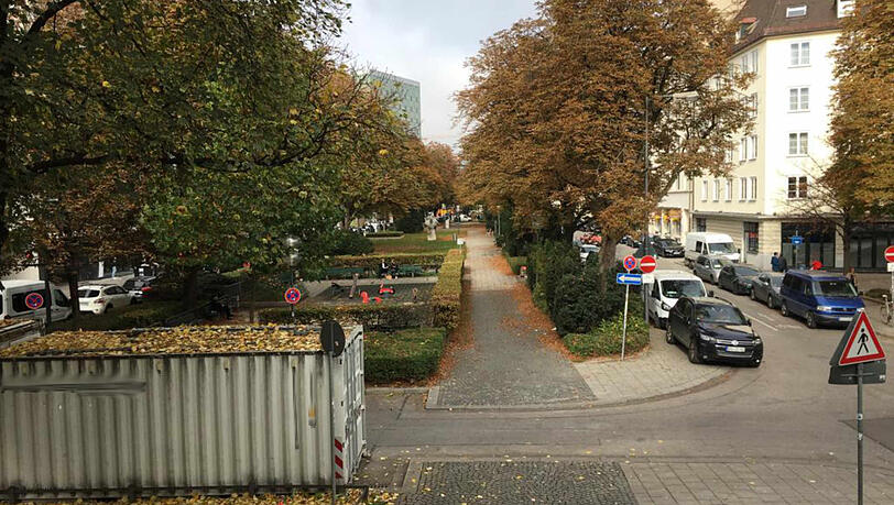Tatort Herzog-Wilhelm-Park: Hier kam es zur Vergewaltigung.
