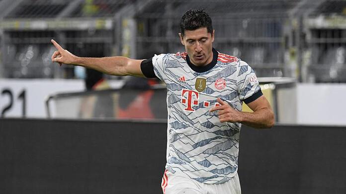 Bayern-Stürmer Robert Lewandowski trifft und trifft und trifft.