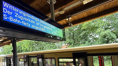 Die S-Bahnen standen in Berlin für mehrere Stunden still.