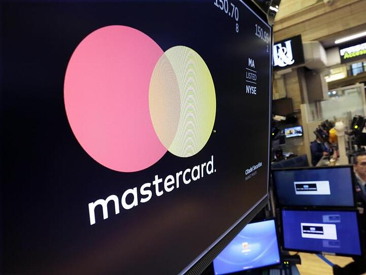 Das Logo des Kreditkarten-Riesen Mastercard.