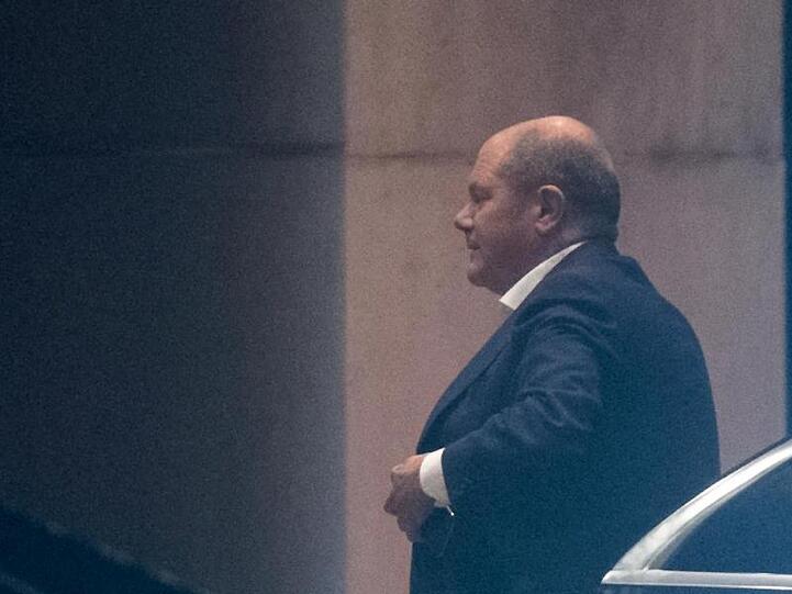 Bundesfinanzminister Olaf Scholz kommt zu dem Spitzentreffen im Kanzleramt.