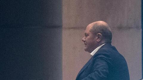 Bundesfinanzminister Olaf Scholz kommt zu dem Spitzentreffen im Kanzleramt.