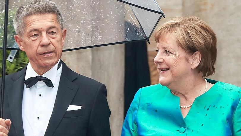 Angela Merkel mit Ehemann Joachim Sauer in Bayreuth.