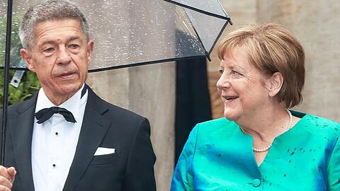 Angela Merkel mit Ehemann Joachim Sauer in Bayreuth.