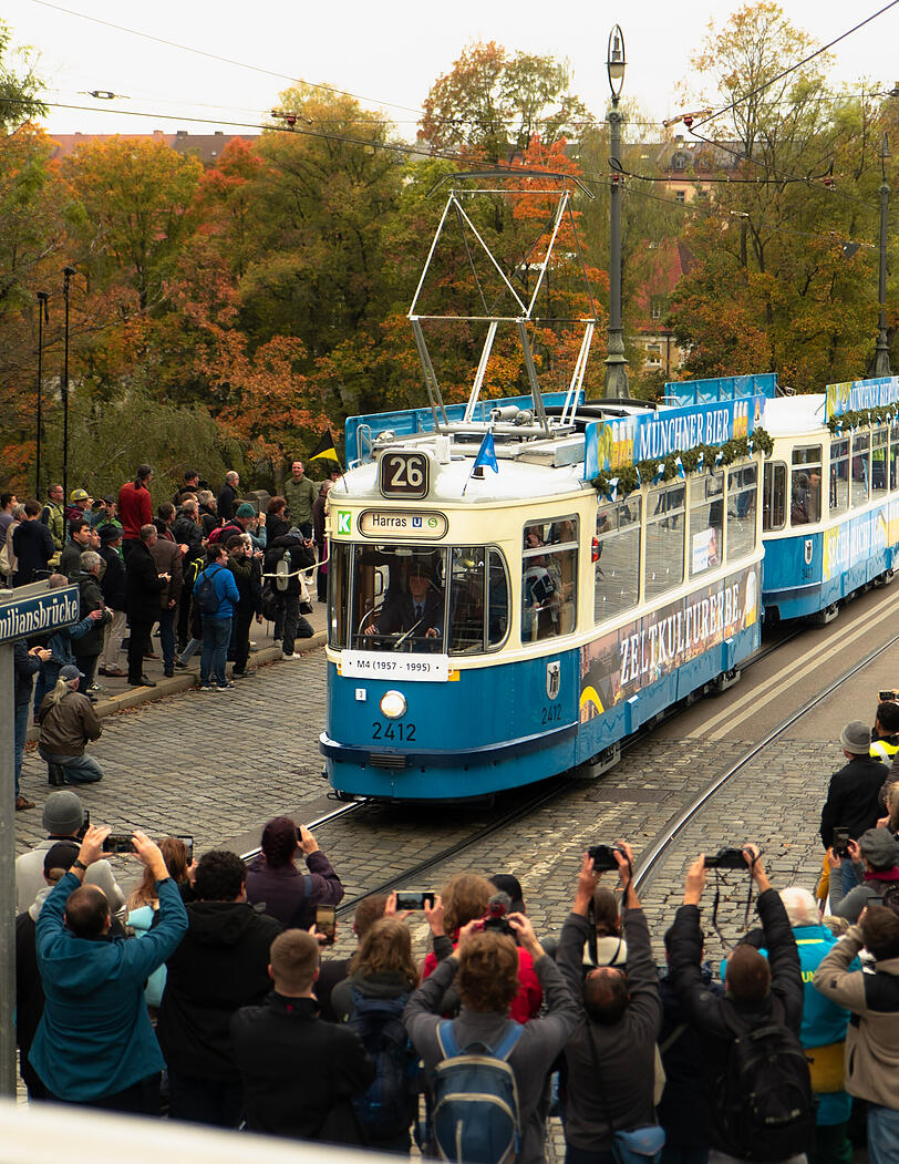 Dieses gute Stück war fast 40 Jahre in München unterwegs. Dieses gute Stück war fast 40 Jahre in München unterwegs.
