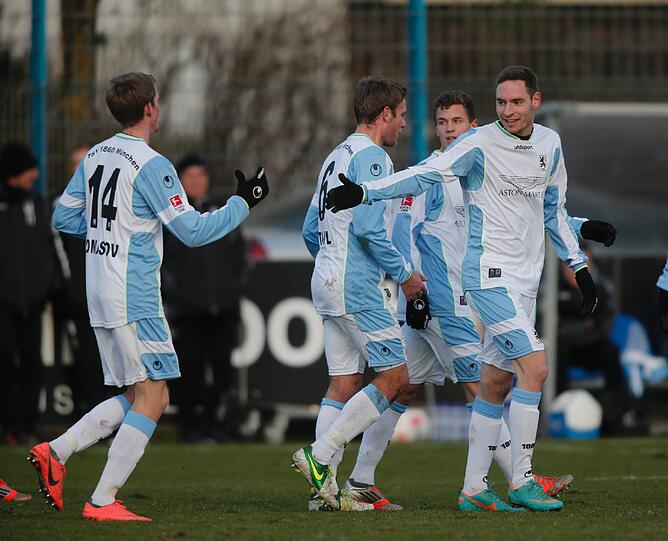 Die Löwen gewinnen gegen die Spvgg Unterhaching im Test an der Grünwalder: Die Bilder vom Spiel