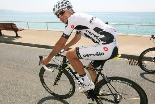 Auch er twittert: Tour-Favorit Carlos Sastre.