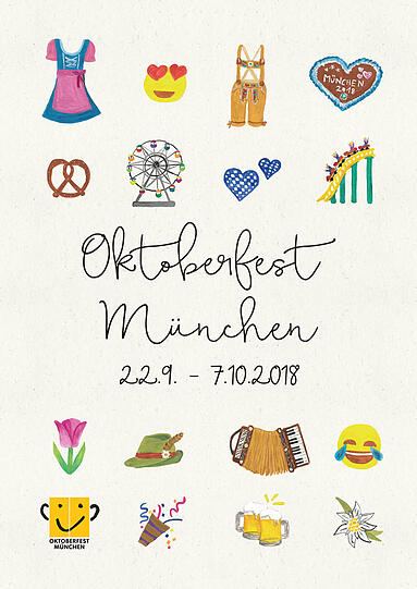 Oktoberfest-Plakat-Entwurf.
