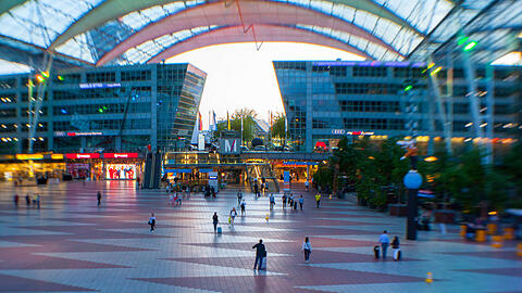 Das Airport Center am Münchner Flughafen.