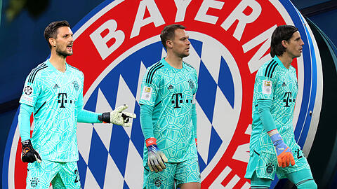 Standen in dieser Saison alle für den FC Bayern im Tor: Sven Ulreich (v.l.r.), Manuel Neuer und Yann Sommer.