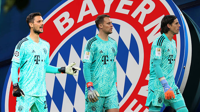 Standen in dieser Saison alle für den FC Bayern im Tor: Sven Ulreich (v.l.r.), Manuel Neuer und Yann Sommer.