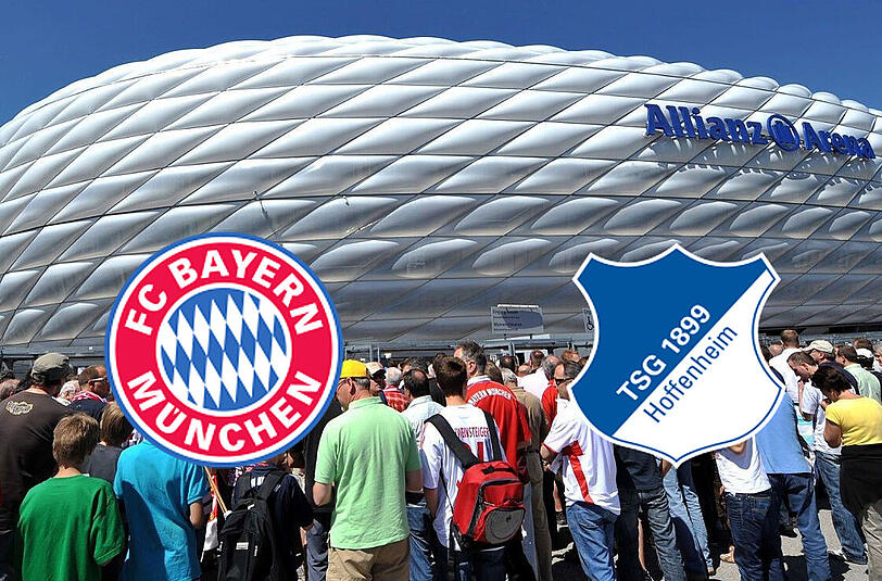 Die Allianz Arena.