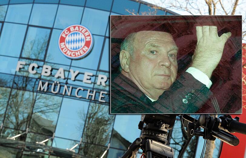 Als Freigänger kommt Uli Hoeneß jeden Morgen an die Säbener Straße zum FC Bayern. Um 18 Uhr muss er wieder in der Haftanstalt in Rothenburg sein.