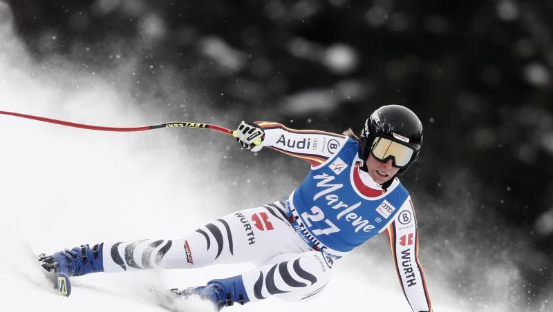 Veronique Hronek aus Deutschland im Super G. Foto: Gabriele Facciotti/AP/dpa/Archivbild Veronique Hronek aus Deutschland im Super G. Foto: Gabriele Facciotti/AP/dpa/Archivbild