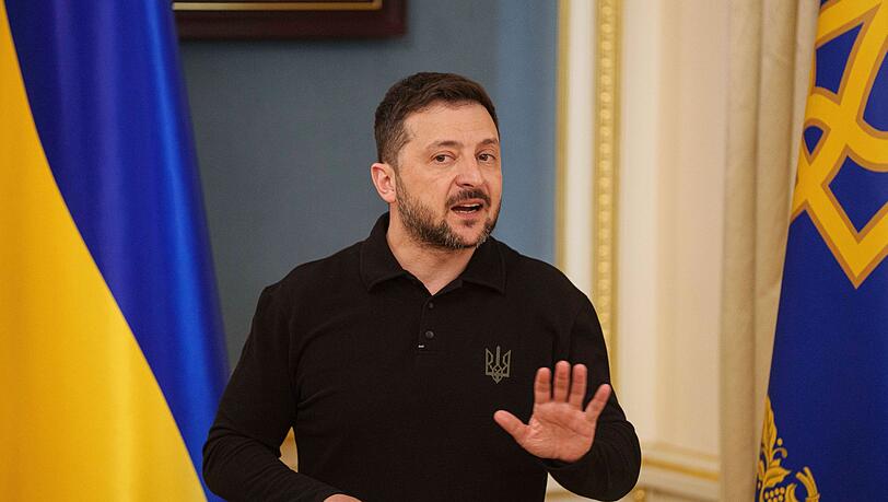 Für den ukrainischen Präsidenten Wolodymyr Selenskyj können ukrainische Gebietsabtretungen an Russland kein Gegenstand von Friedensgesprächen sein.