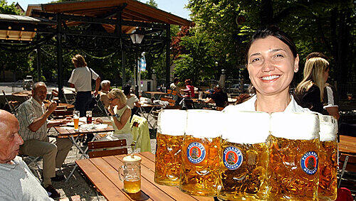 Der höchste Biergarten Münchens hat gewonnen Der höchste Biergarten Münchens hat gewonnen