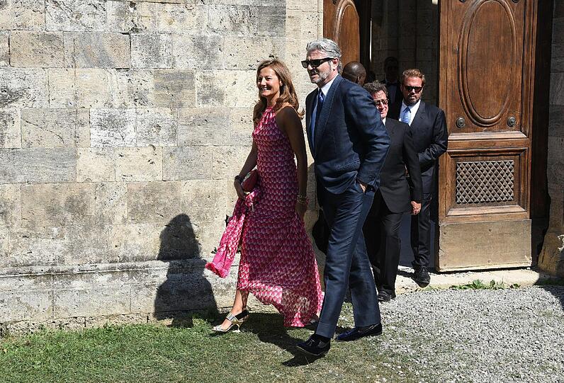 Unter den Gästen waren auch der Ferrari-Teamchef Maurizio Arrivabene und seine Frau Stefania Bocchi