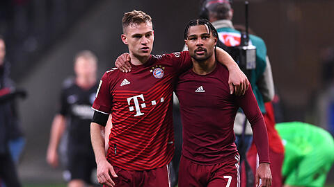 Beste Freunde: Joshua Kimmich (l.) und Serge Gnabry.