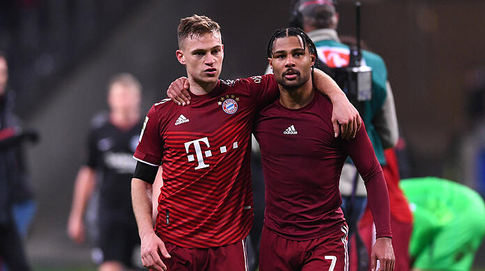 Beste Freunde: Joshua Kimmich (l.) und Serge Gnabry.