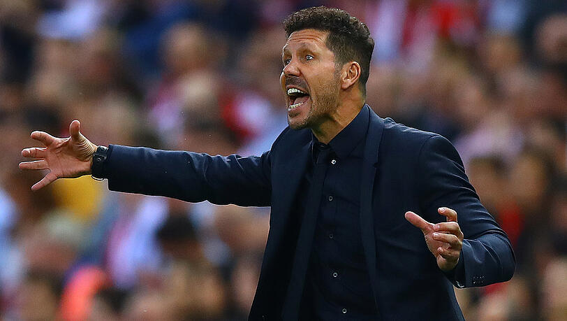 Diego Simeone ist seit 2011 Trainer von Atlético Madrid. Diego Simeone ist seit 2011 Trainer von Atlético Madrid.