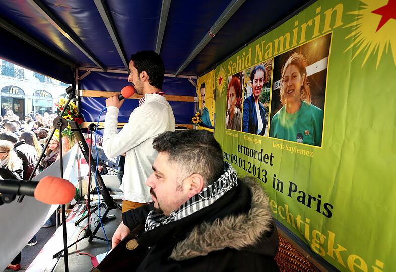 Weitere Bilder von der Demonstration am Stachus.