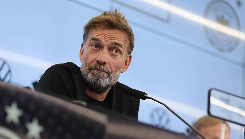 Fand auf seiner Vorstellungspressekonferenz klare Worte: Bundestrainer J&uuml;rgen Klopp.
